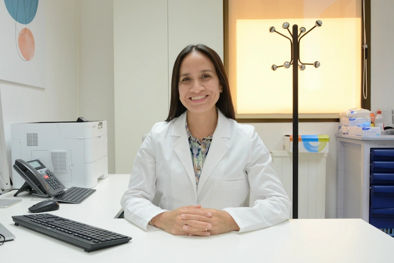 Doctora Moreno en consulta